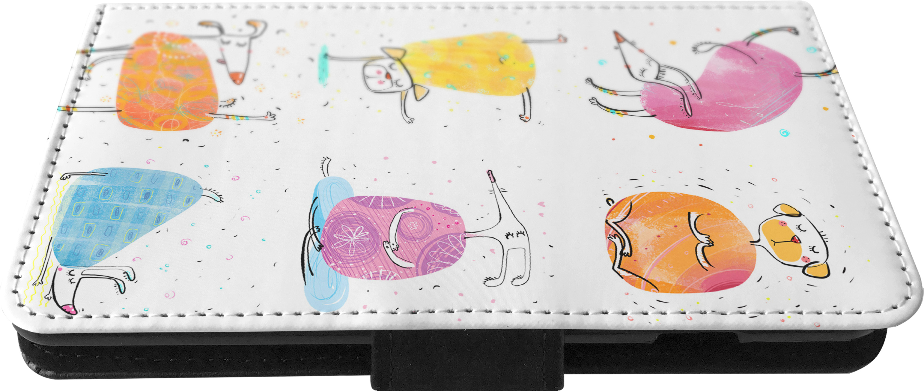 FLIP CASE FOR SAMSUNG GALAXY|CUTE FUNNY DOG ILLUSTRATIONS #13 - Picture 13 of 120