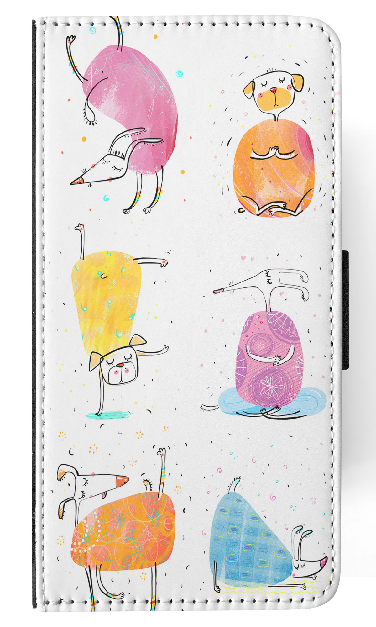FLIP CASE FOR SAMSUNG GALAXY|CUTE FUNNY DOG ILLUSTRATIONS #13 - Picture 7 of 120