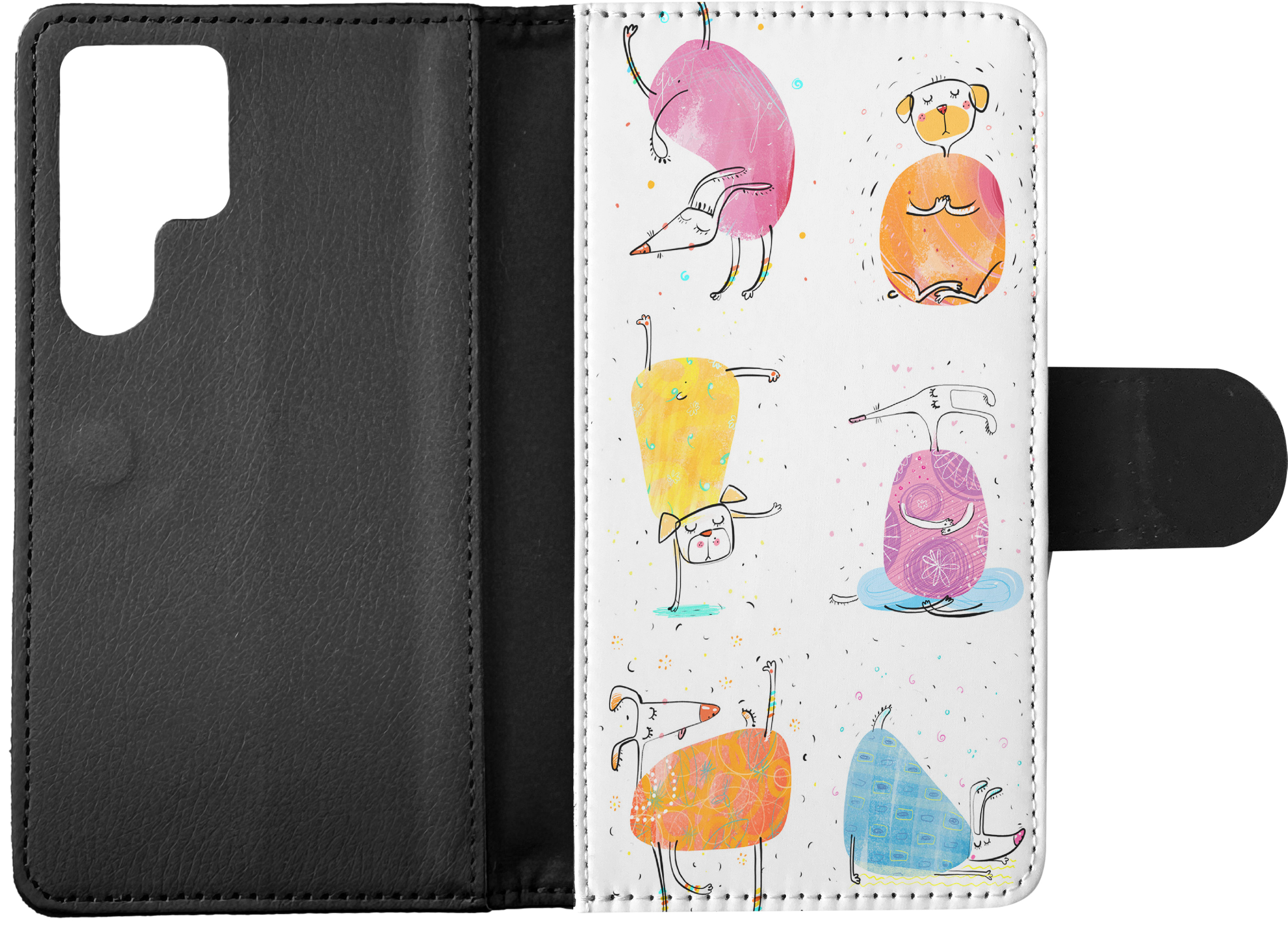 FLIP CASE FOR SAMSUNG GALAXY|CUTE FUNNY DOG ILLUSTRATIONS #13 - Picture 9 of 120