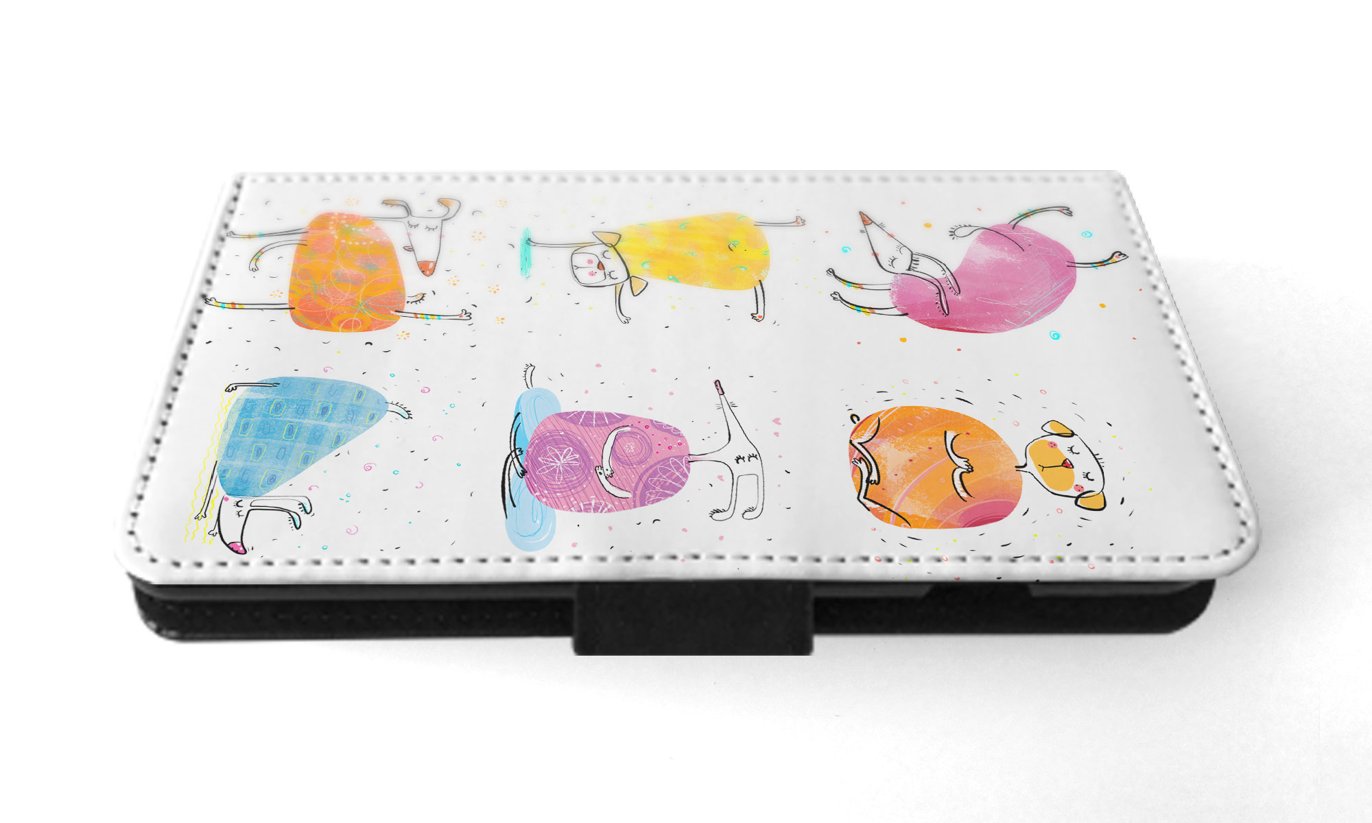 FLIP CASE FOR SAMSUNG GALAXY|CUTE FUNNY DOG ILLUSTRATIONS #13 - Picture 33 of 120