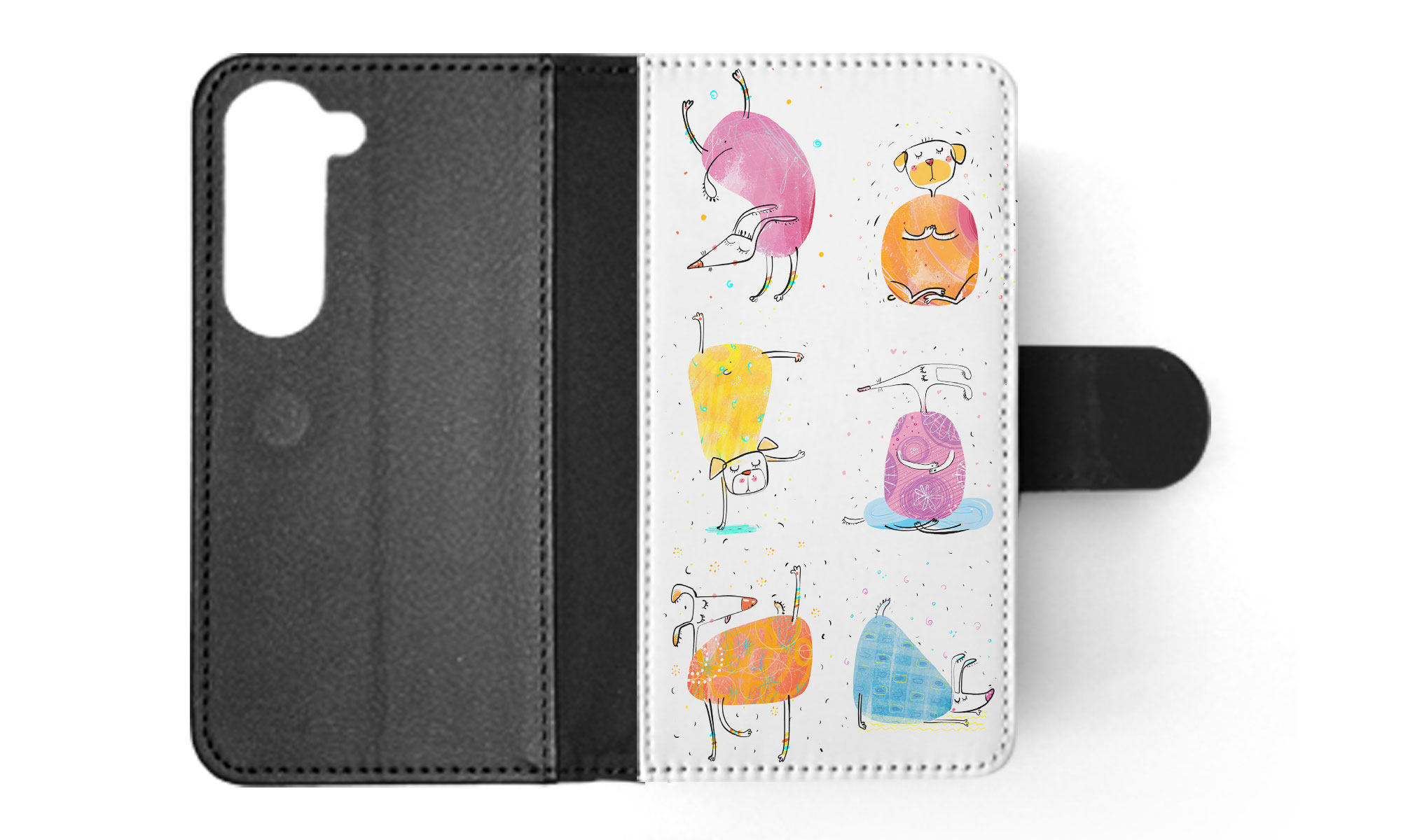 FLIP CASE FOR SAMSUNG GALAXY|CUTE FUNNY DOG ILLUSTRATIONS #13 - Picture 34 of 120