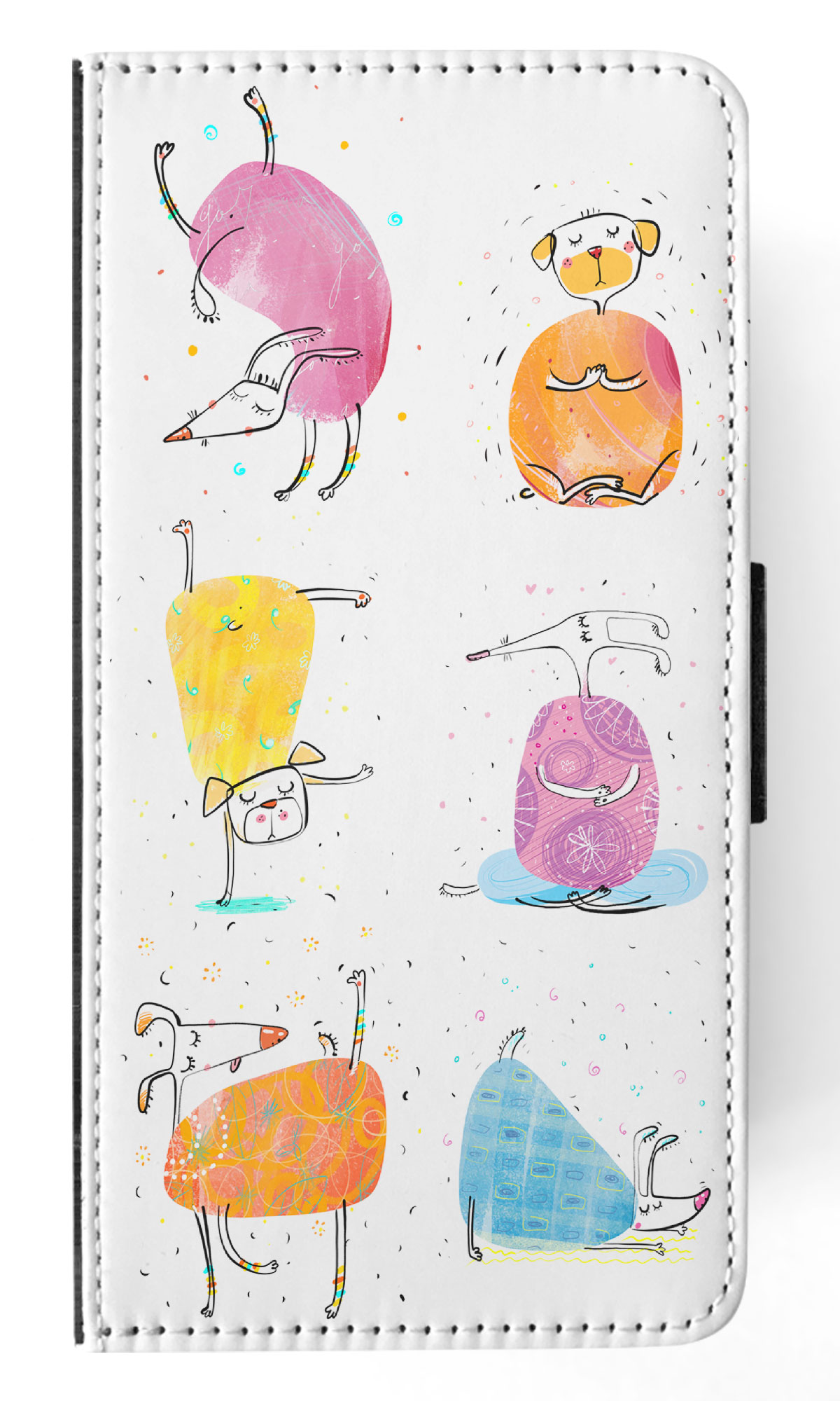 FLIP CASE FOR SAMSUNG GALAXY|CUTE FUNNY DOG ILLUSTRATIONS #13 - Picture 27 of 120