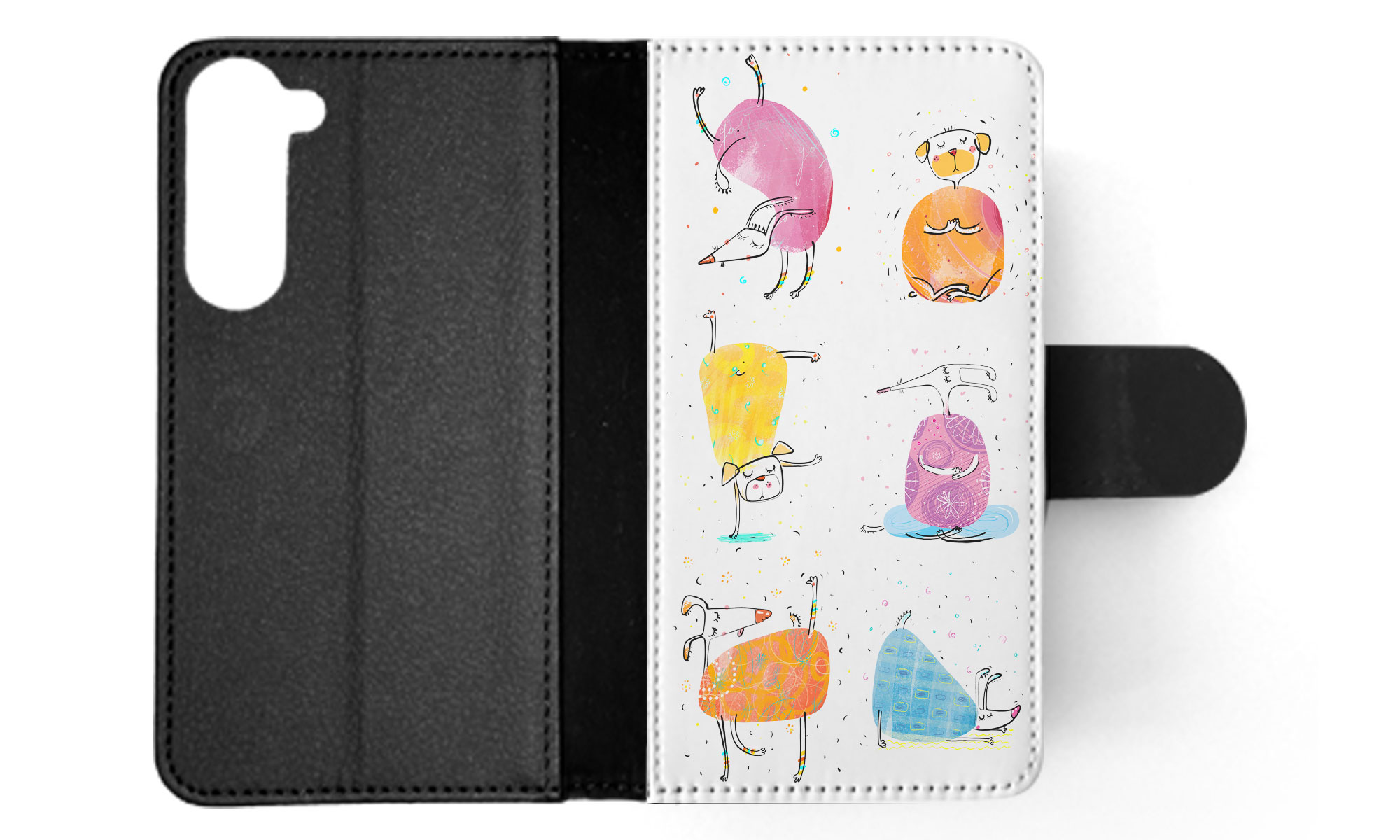 FLIP CASE FOR SAMSUNG GALAXY|CUTE FUNNY DOG ILLUSTRATIONS #13 - Picture 29 of 120