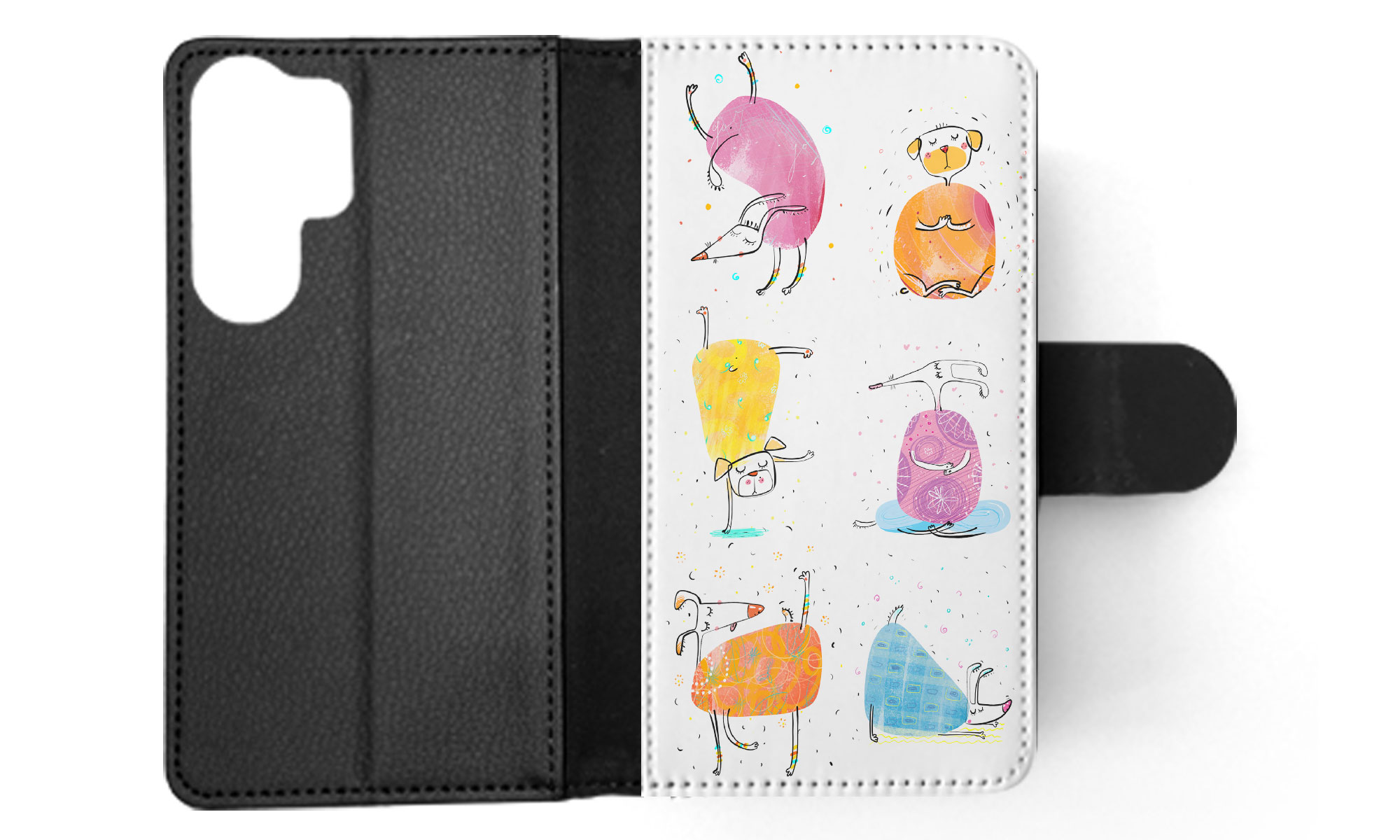 FLIP CASE FOR SAMSUNG GALAXY|CUTE FUNNY DOG ILLUSTRATIONS #13 - Picture 24 of 120