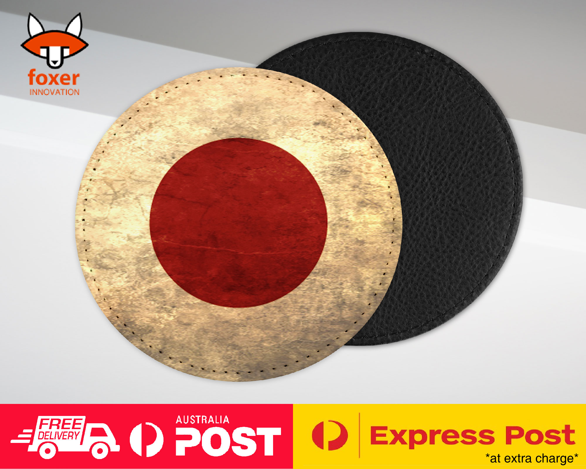 COASTER COFFEE DRINKING MAT|JAPAN COUNTRY FLAG 75