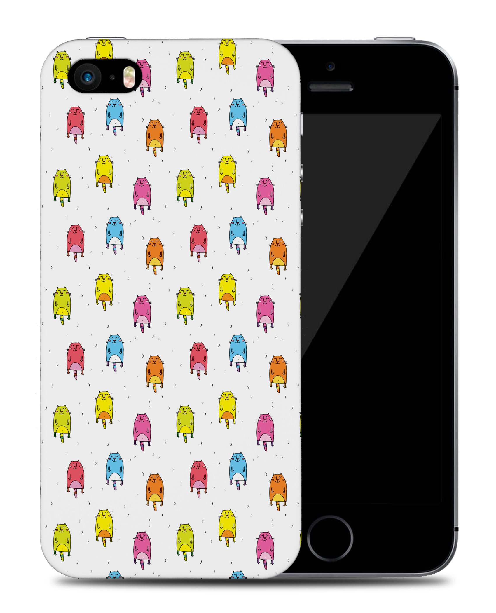 CASE COVER FOR APPLE IPHONE|CUTE FLYING CATS PATTERN #2 - Picture 38 of 44