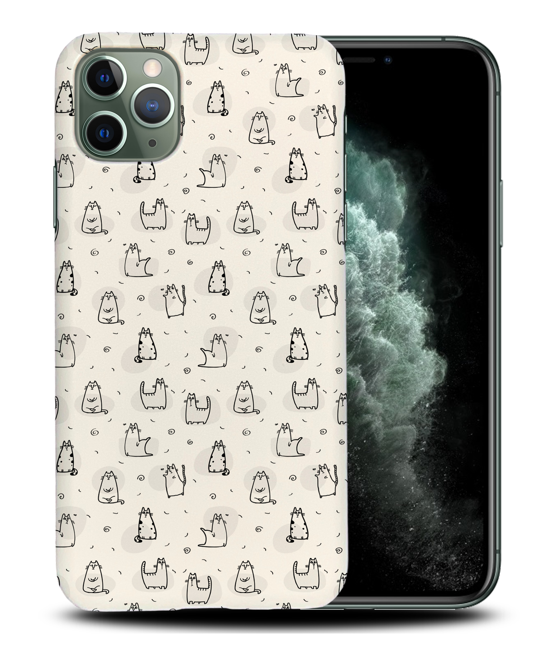 CASE COVER FOR APPLE IPHONE|CUTE CAT ANIMAL LOVERS KITTEN #24 - Picture 23 of 44