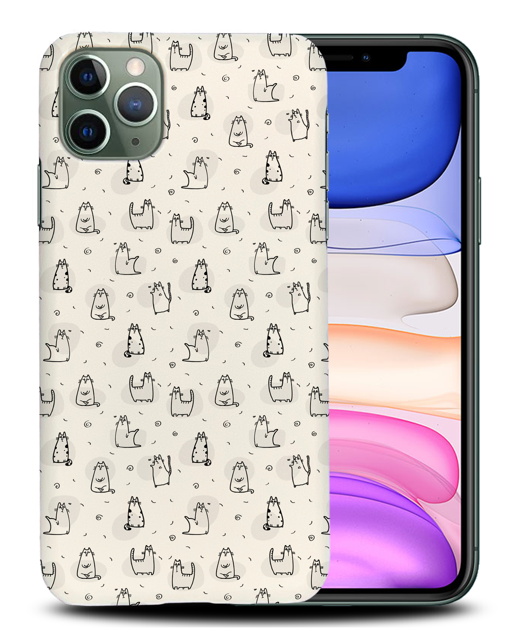 CASE COVER FOR APPLE IPHONE|CUTE CAT ANIMAL LOVERS KITTEN #24 - Picture 22 of 44
