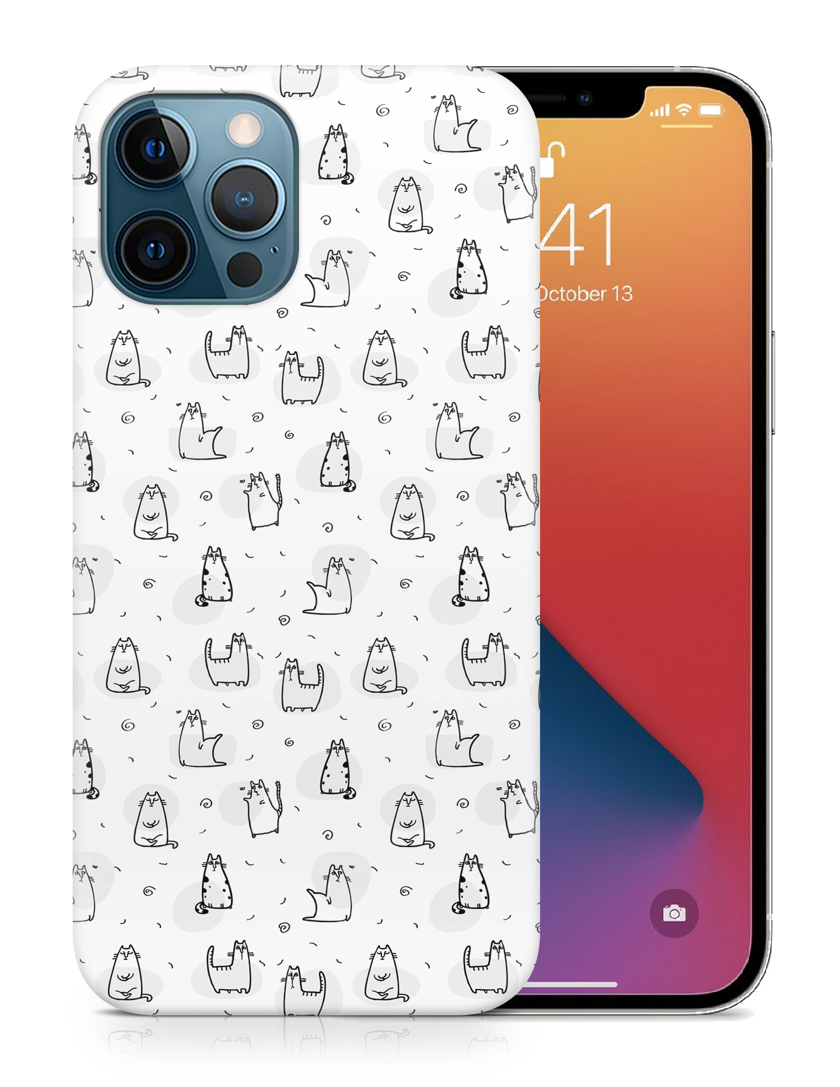 CASE COVER FOR APPLE IPHONE|CUTE CAT ANIMAL LOVERS KITTEN #24 - Picture 19 of 44