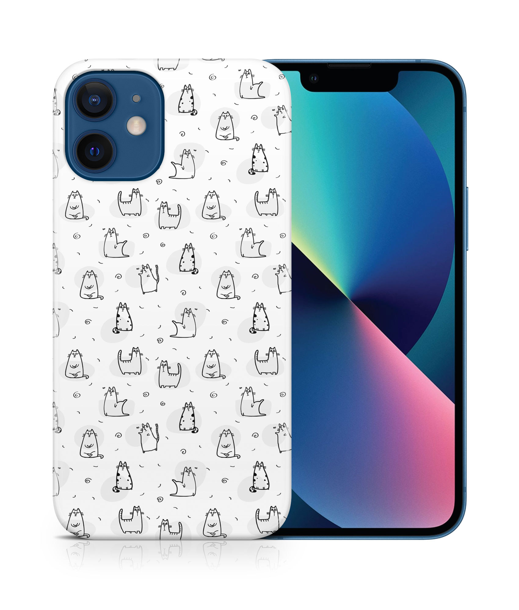 CASE COVER FOR APPLE IPHONE|CUTE CAT ANIMAL LOVERS KITTEN #24 - Picture 17 of 44