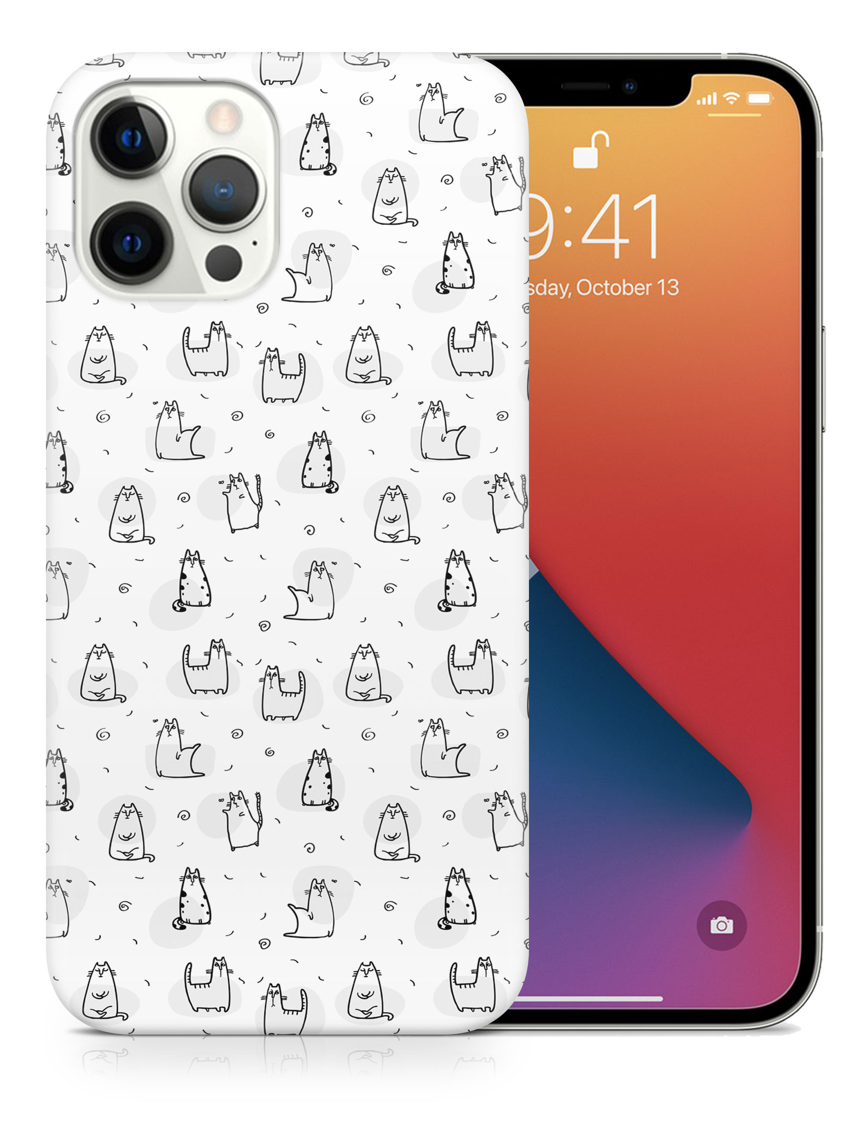 CASE COVER FOR APPLE IPHONE|CUTE CAT ANIMAL LOVERS KITTEN #24 - Picture 18 of 44