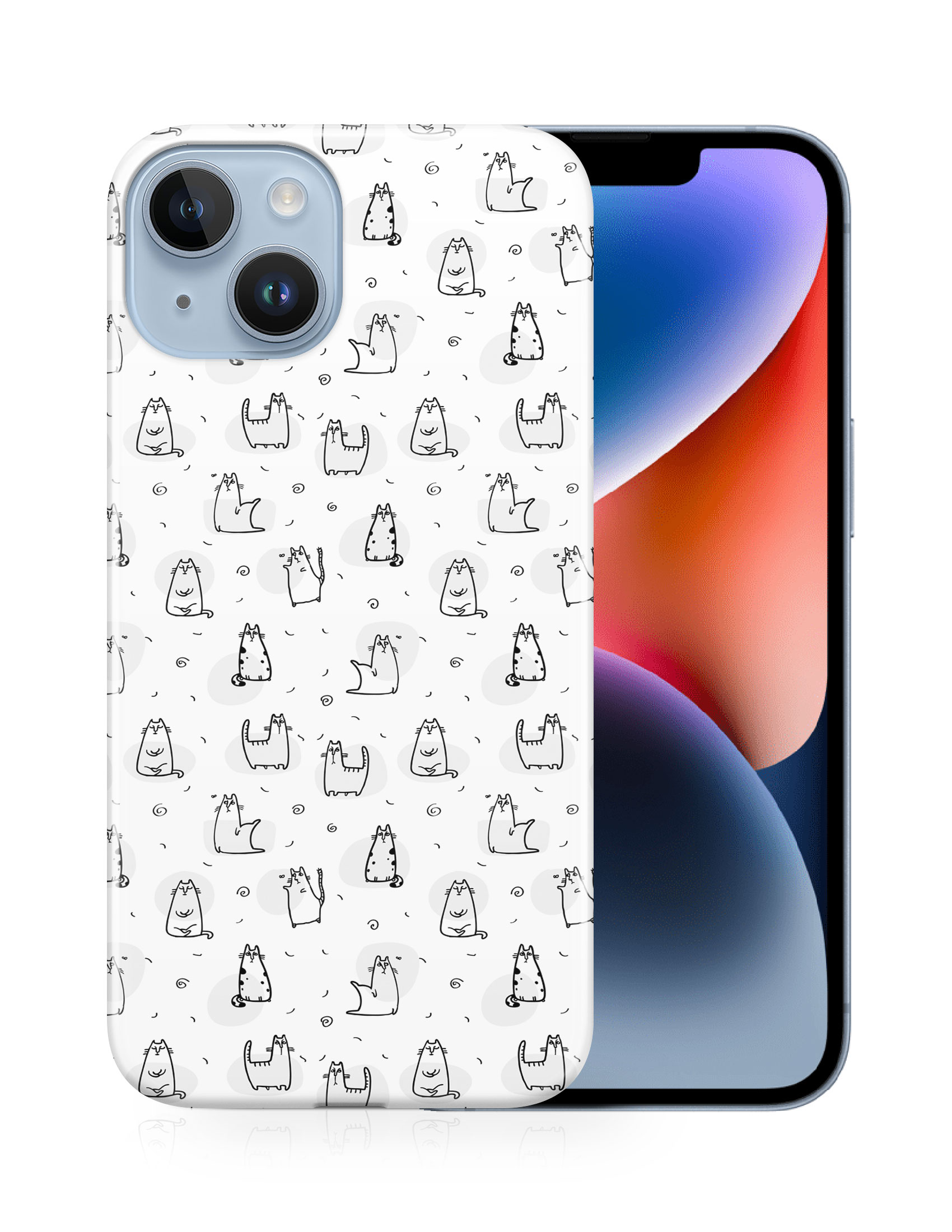 CASE COVER FOR APPLE IPHONE|CUTE CAT ANIMAL LOVERS KITTEN #24 - Picture 13 of 44