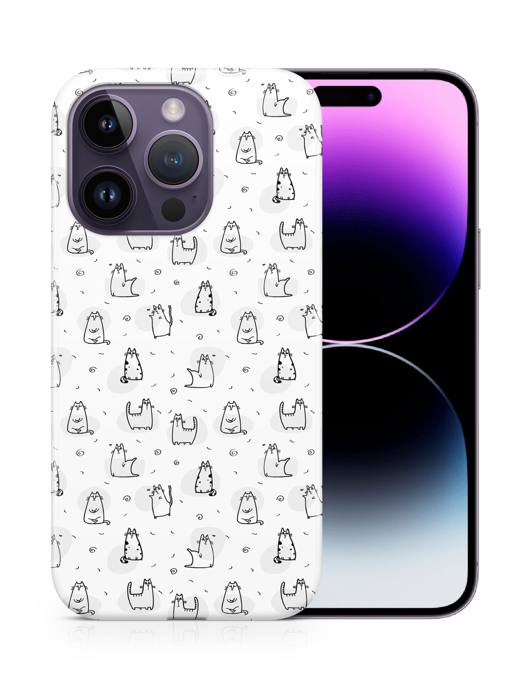 CASE COVER FOR APPLE IPHONE|CUTE CAT ANIMAL LOVERS KITTEN #24 - Picture 11 of 44