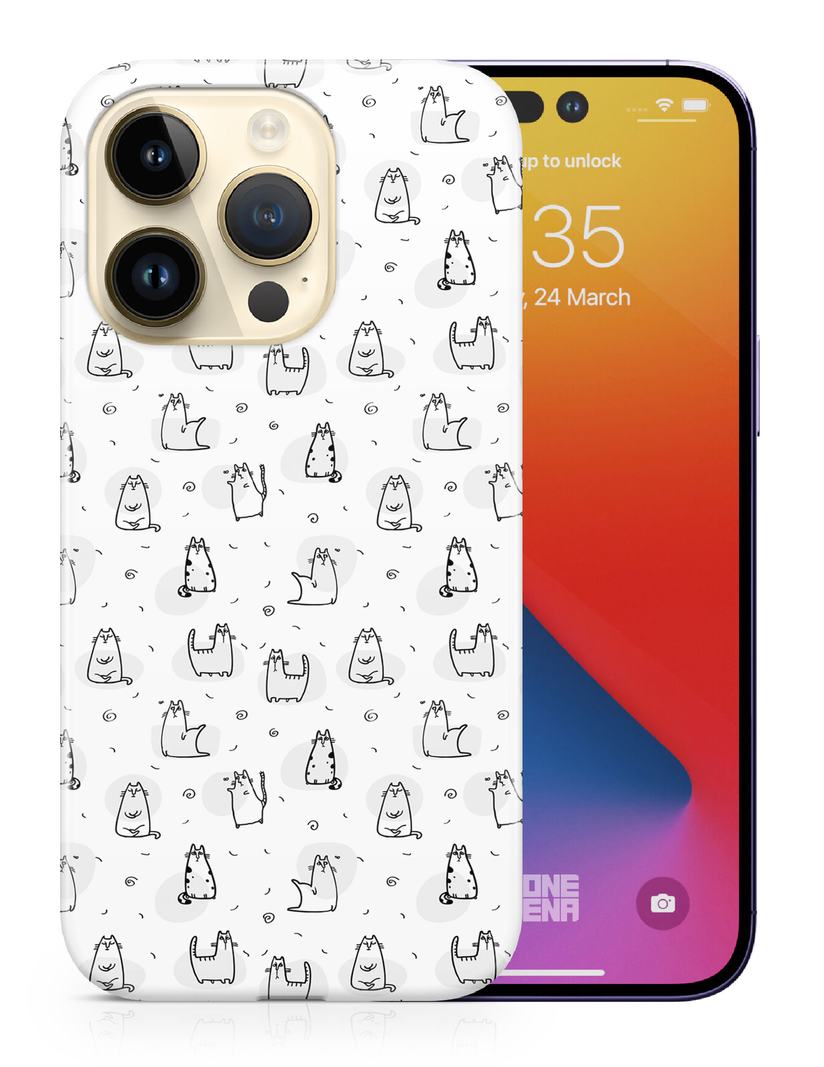 CASE COVER FOR APPLE IPHONE|CUTE CAT ANIMAL LOVERS KITTEN #24 - Picture 10 of 44