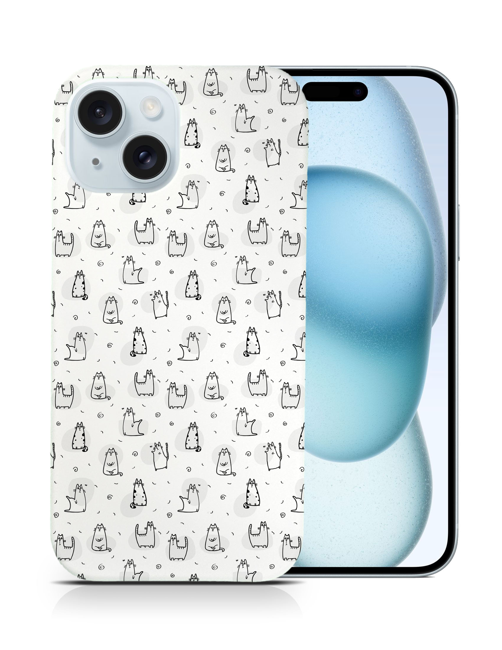 CASE COVER FOR APPLE IPHONE|CUTE CAT ANIMAL LOVERS KITTEN #24 - Picture 9 of 44