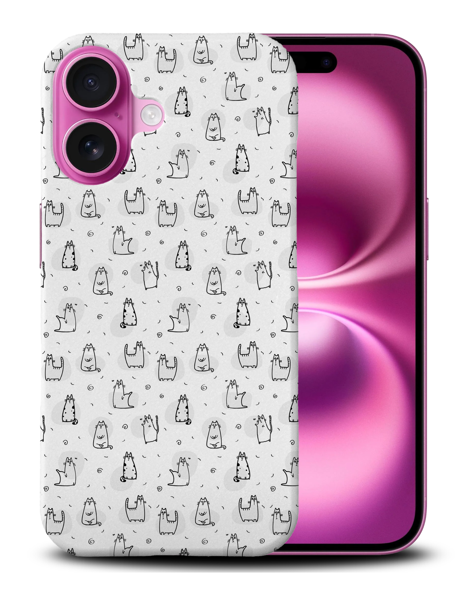 CASE COVER FOR APPLE IPHONE|CUTE CAT ANIMAL LOVERS KITTEN #24 - Picture 5 of 44