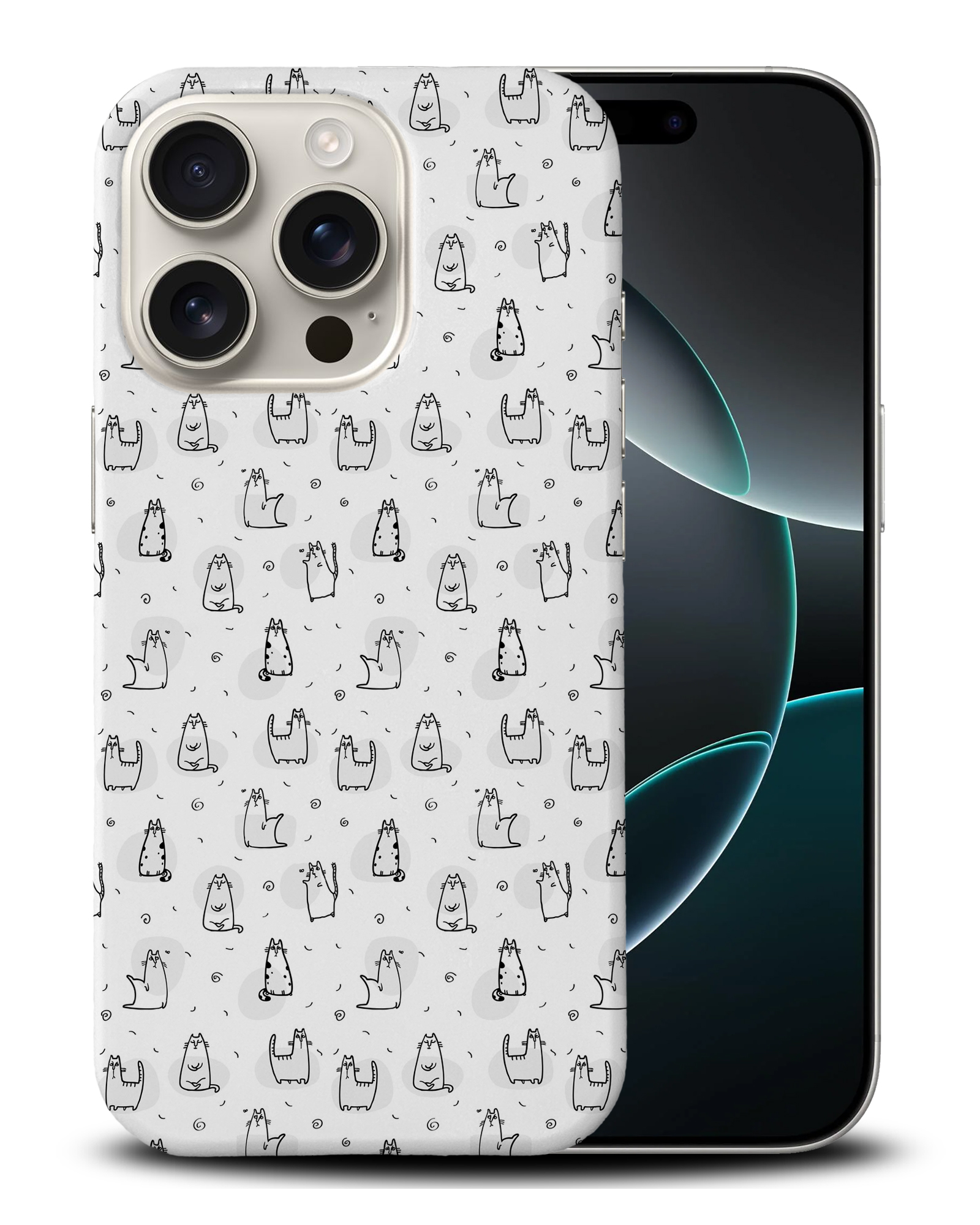 CASE COVER FOR APPLE IPHONE|CUTE CAT ANIMAL LOVERS KITTEN #24 - Picture 3 of 44