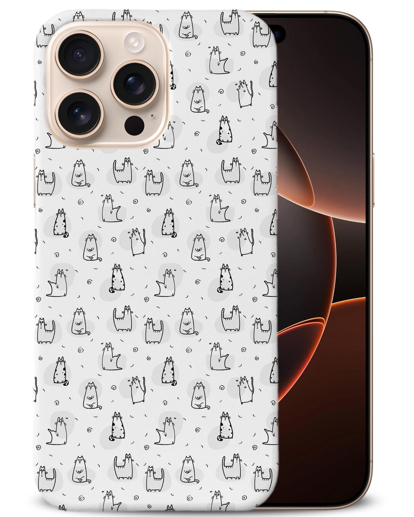 CASE COVER FOR APPLE IPHONE|CUTE CAT ANIMAL LOVERS KITTEN #24 - Picture 2 of 44