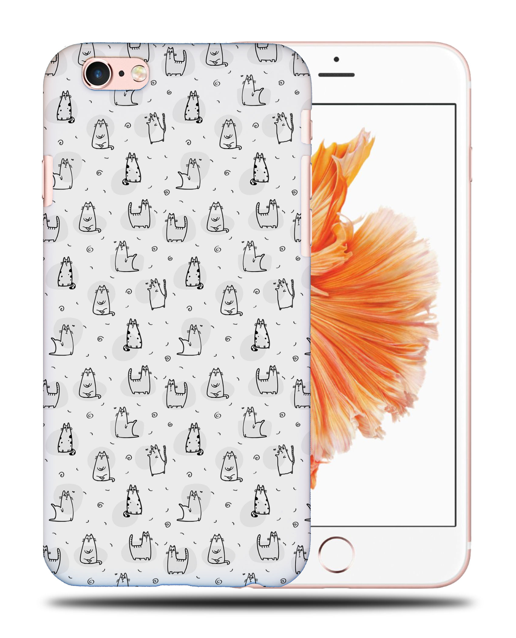 CASE COVER FOR APPLE IPHONE|CUTE CAT ANIMAL LOVERS KITTEN #24 - Picture 35 of 44