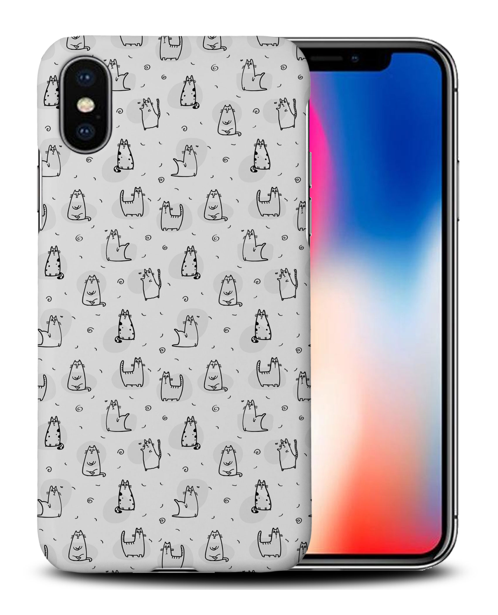 CASE COVER FOR APPLE IPHONE|CUTE CAT ANIMAL LOVERS KITTEN #24 - Picture 26 of 44