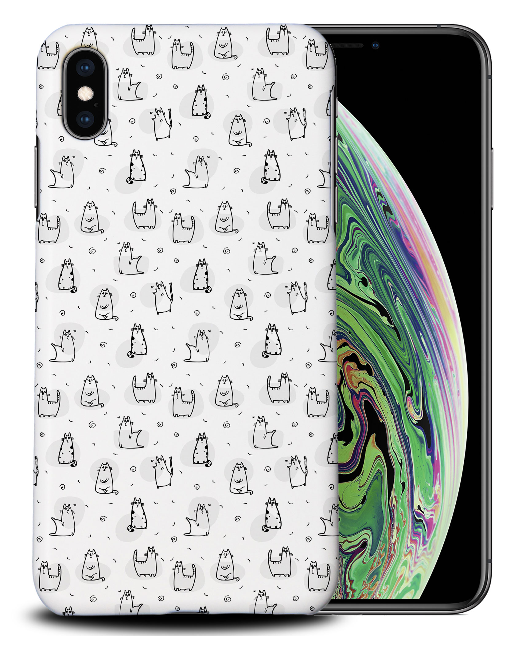 CASE COVER FOR APPLE IPHONE|CUTE CAT ANIMAL LOVERS KITTEN #24 - Picture 25 of 44