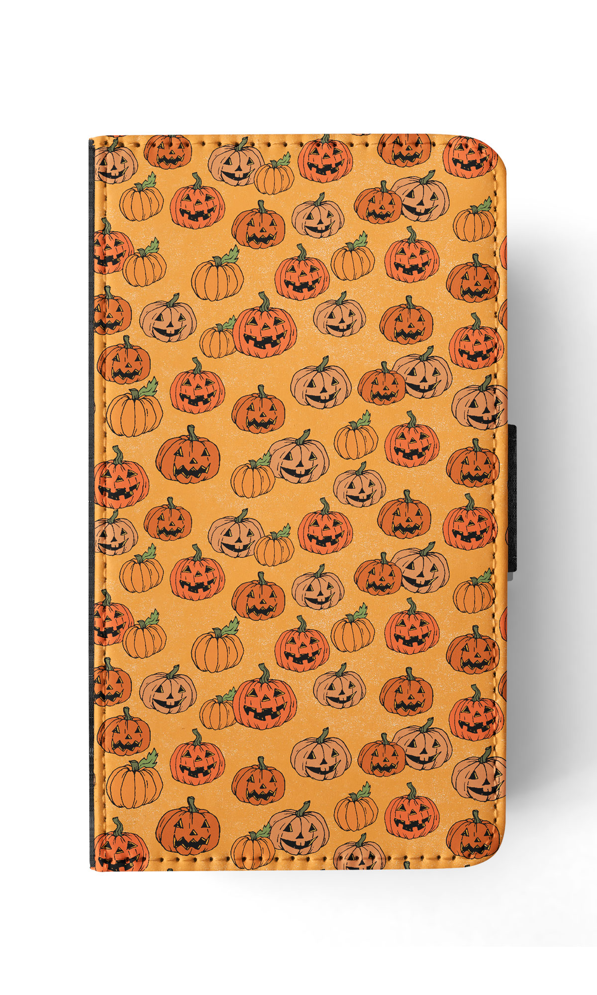 FLIP CASE FOR APPLE IPHONE|HALLOWEEN PUMPKIN FACES PATTERN - Picture 170 of 193