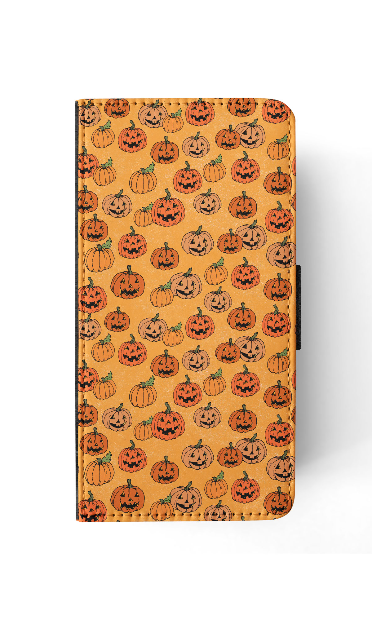 FLIP CASE FOR APPLE IPHONE|HALLOWEEN PUMPKIN FACES PATTERN - Picture 82 of 193
