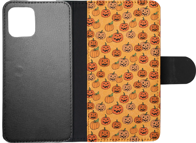 FLIP CASE FOR APPLE IPHONE|HALLOWEEN PUMPKIN FACES PATTERN - Picture 86 of 193
