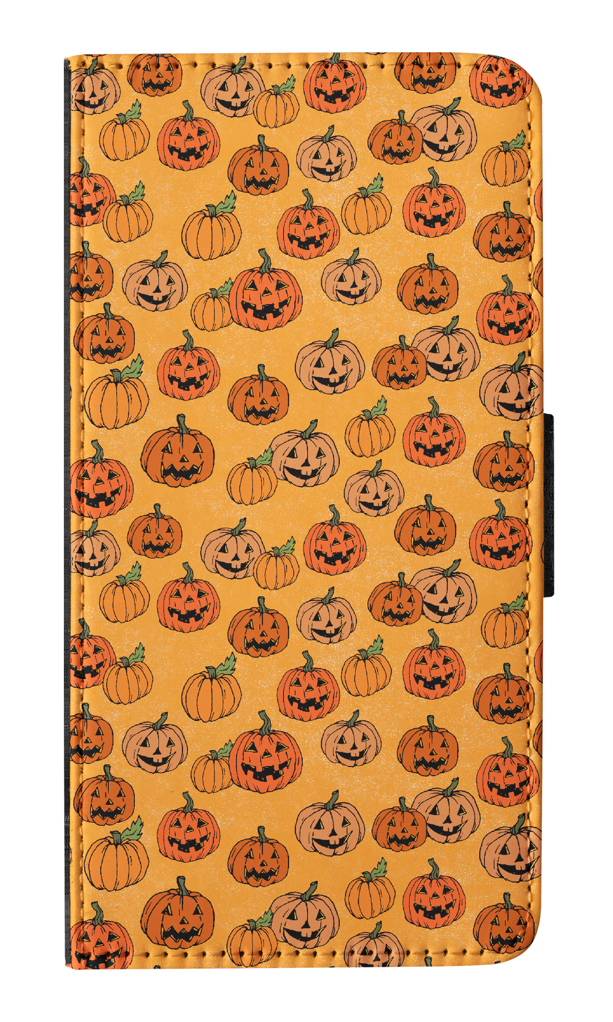 FLIP CASE FOR APPLE IPHONE|HALLOWEEN PUMPKIN FACES PATTERN - Picture 7 of 193