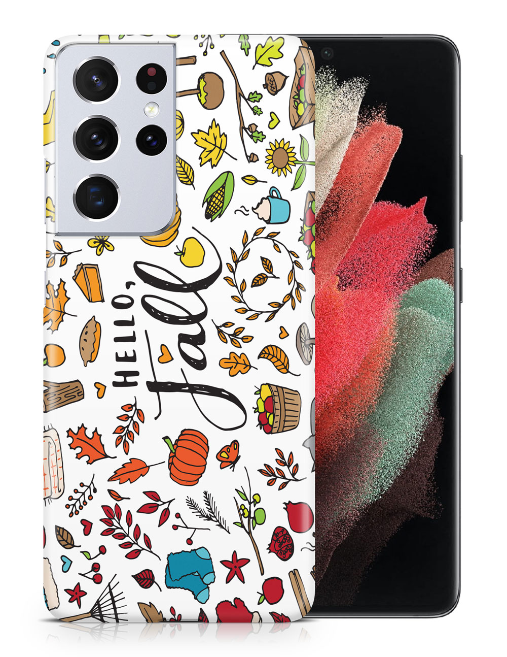 CASE COVER FOR SAMSUNG GALAXY|HELLO FALL AUTUMN LEAF COLLAGE - Picture 11 of 25