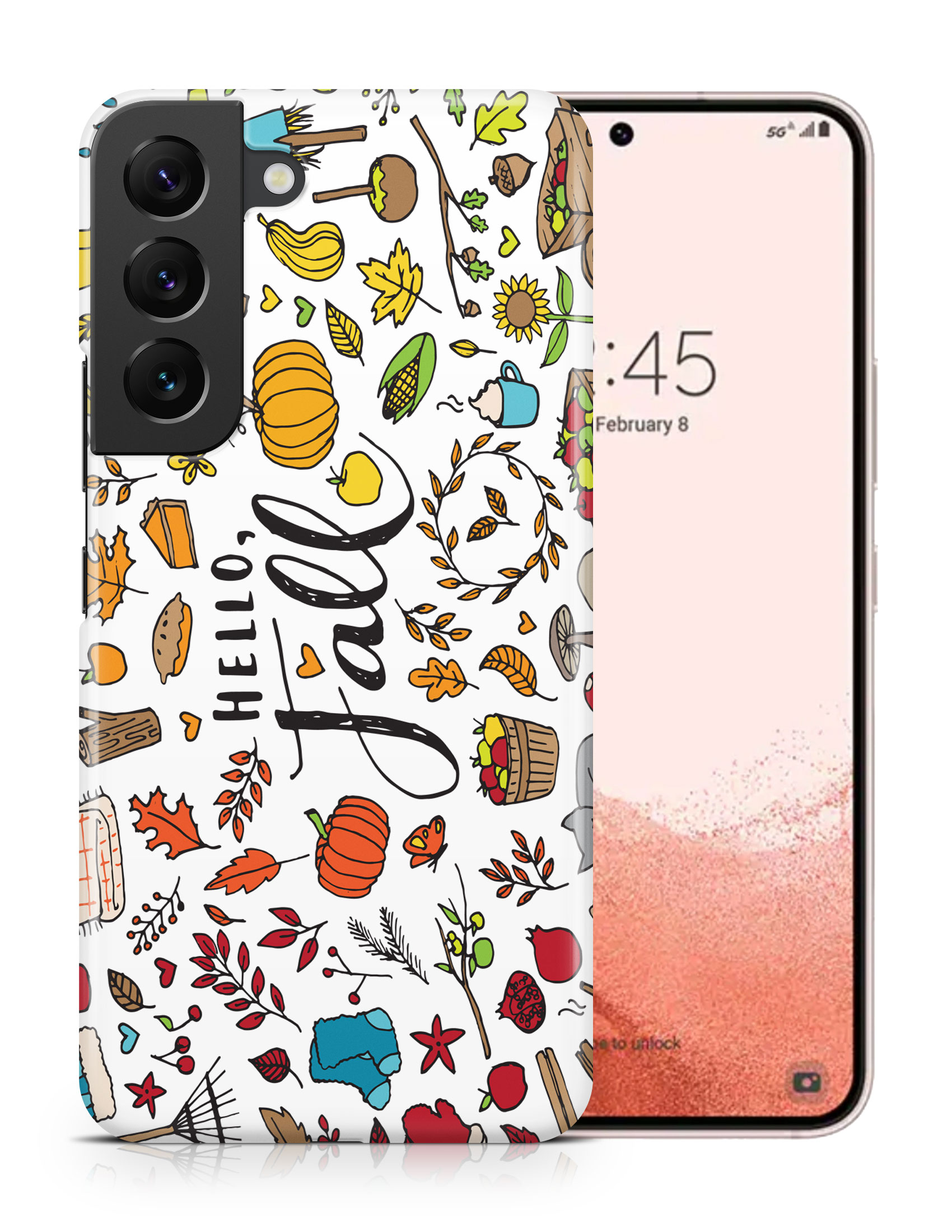 CASE COVER FOR SAMSUNG GALAXY|HELLO FALL AUTUMN LEAF COLLAGE - Picture 9 of 25