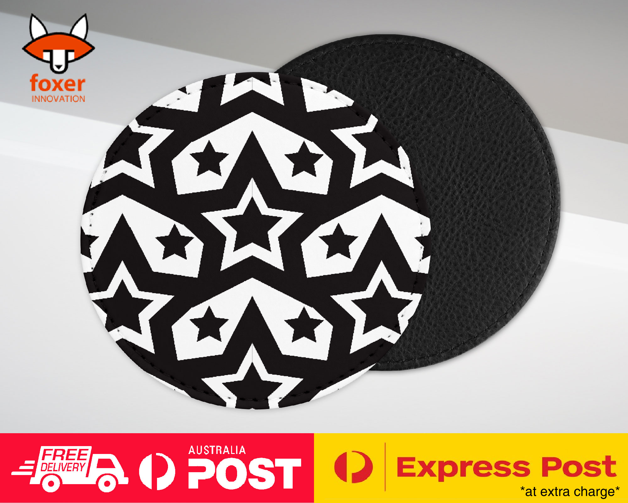 COASTER COFFEE DRINKING MAT|GEOMETRY STAR SEAMLESS PATTERN