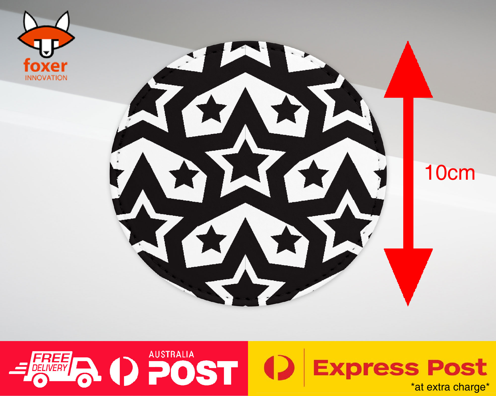 COASTER COFFEE DRINKING MAT|GEOMETRY STAR SEAMLESS PATTERN