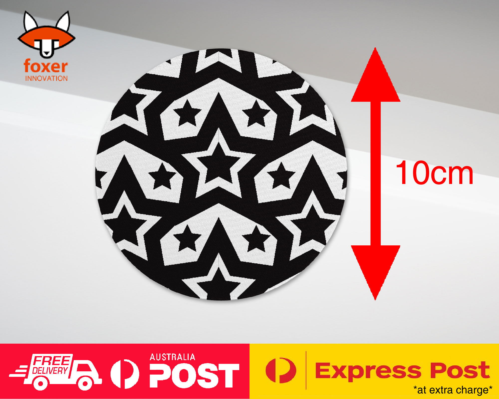 COASTER COFFEE DRINKING MAT|GEOMETRY STAR SEAMLESS PATTERN