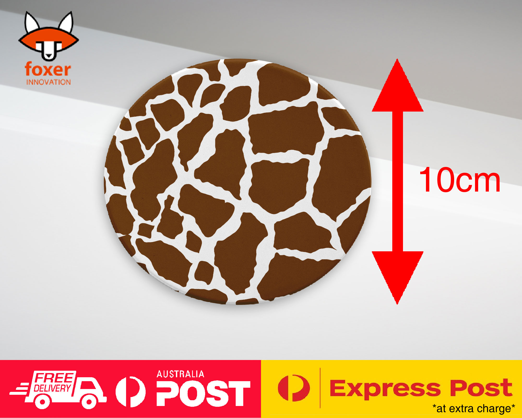 COASTER COFFEE DRINKING MAT|SEAMLESS COW SKIN PATTERN