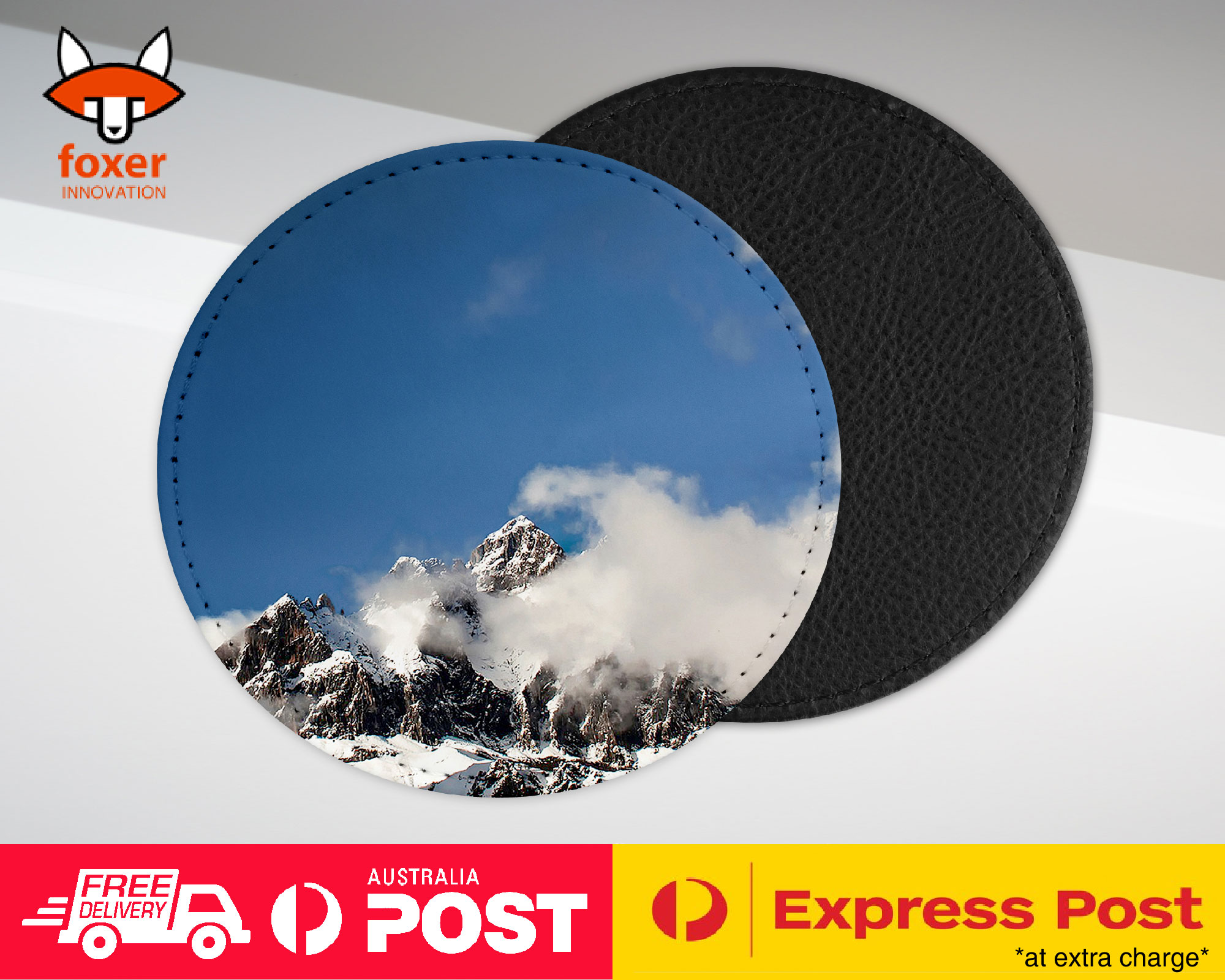 COASTER COFFEE DRINKING MAT|SNOWY MOUNTAIN - Imagen 5 de 21