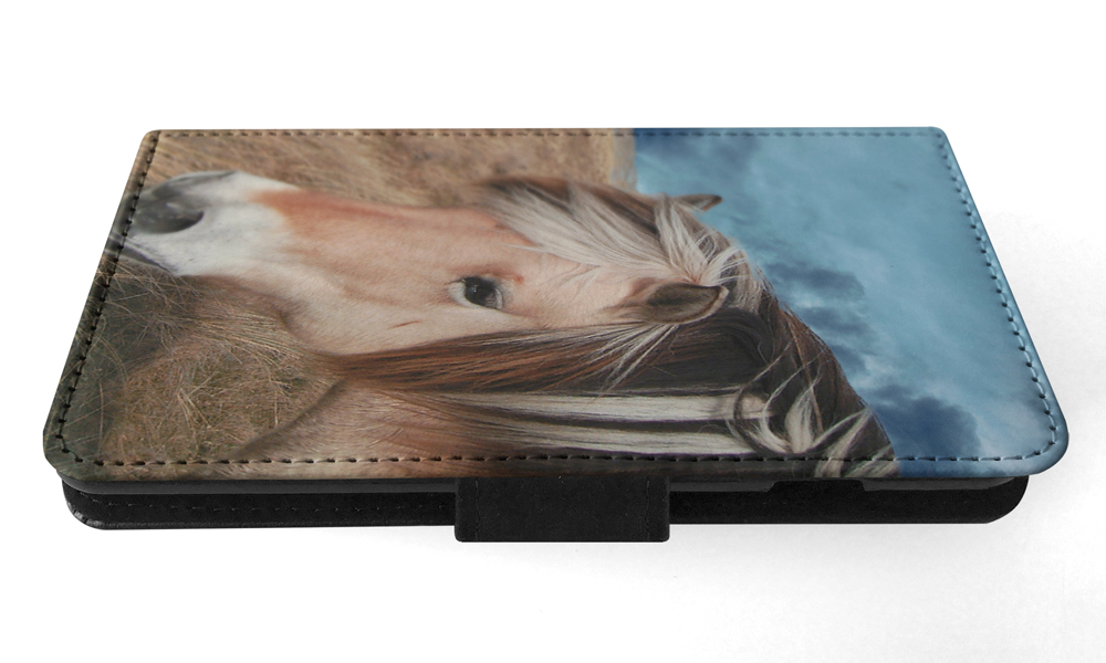 FLIP CASE FOR SAMSUNG GALAXY|HORSE ON FIELDS CLOUDY DAY - Picture 113 of 120