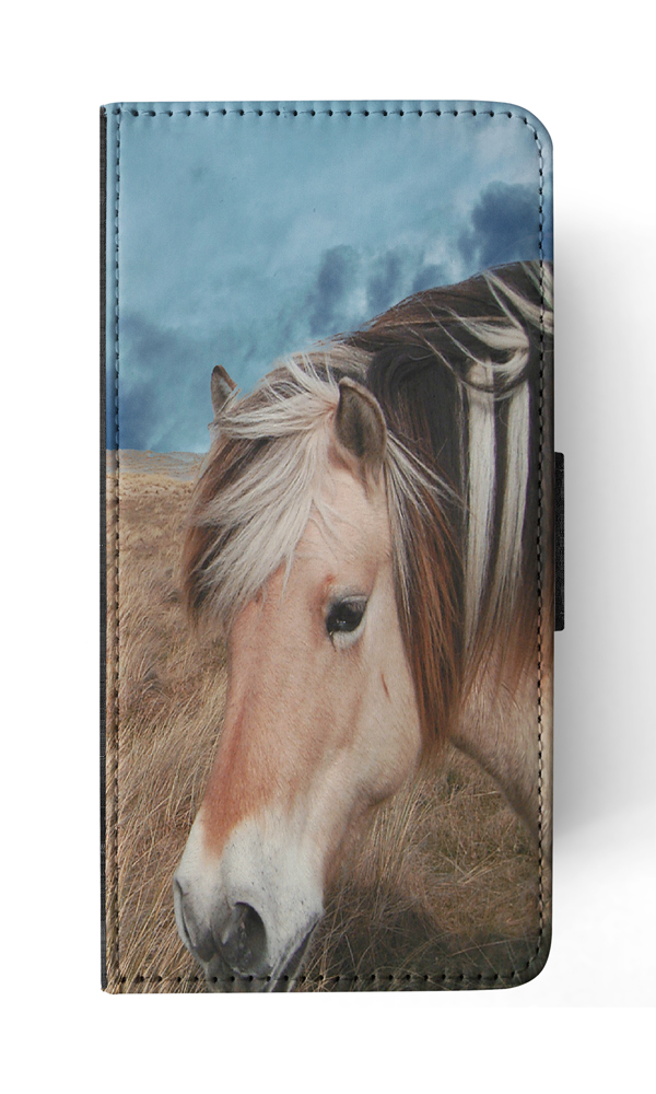 FLIP CASE FOR SAMSUNG GALAXY|HORSE ON FIELDS CLOUDY DAY - Picture 107 of 120