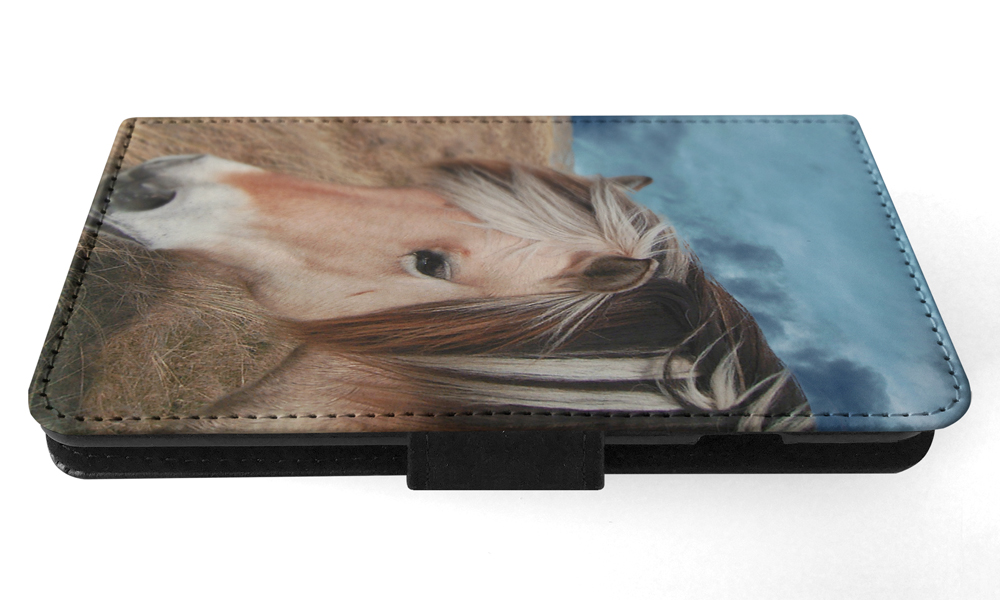 FLIP CASE FOR SAMSUNG GALAXY|HORSE ON FIELDS CLOUDY DAY - Picture 108 of 120