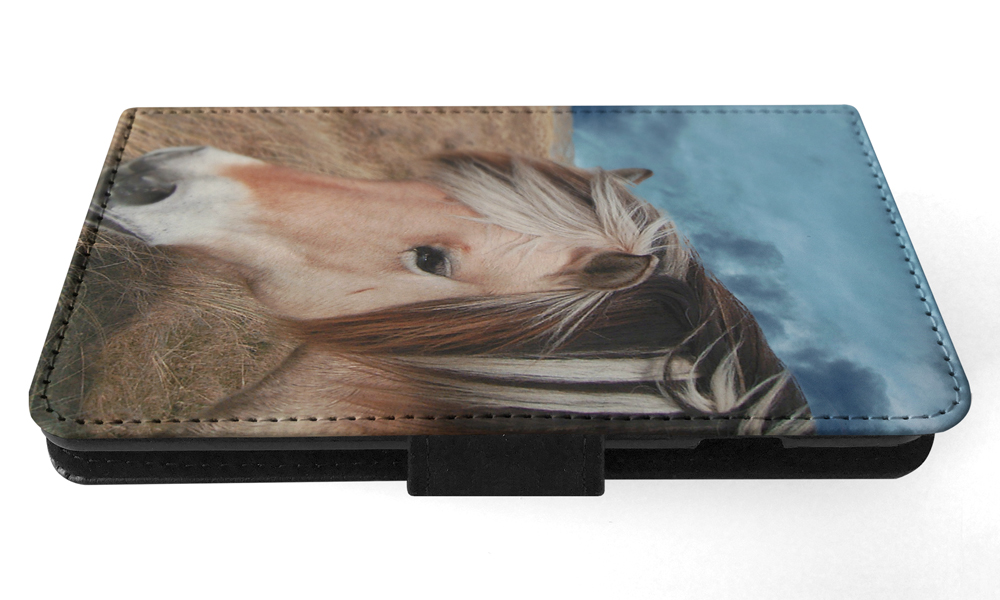 FLIP CASE FOR SAMSUNG GALAXY|HORSE ON FIELDS CLOUDY DAY - Picture 83 of 120