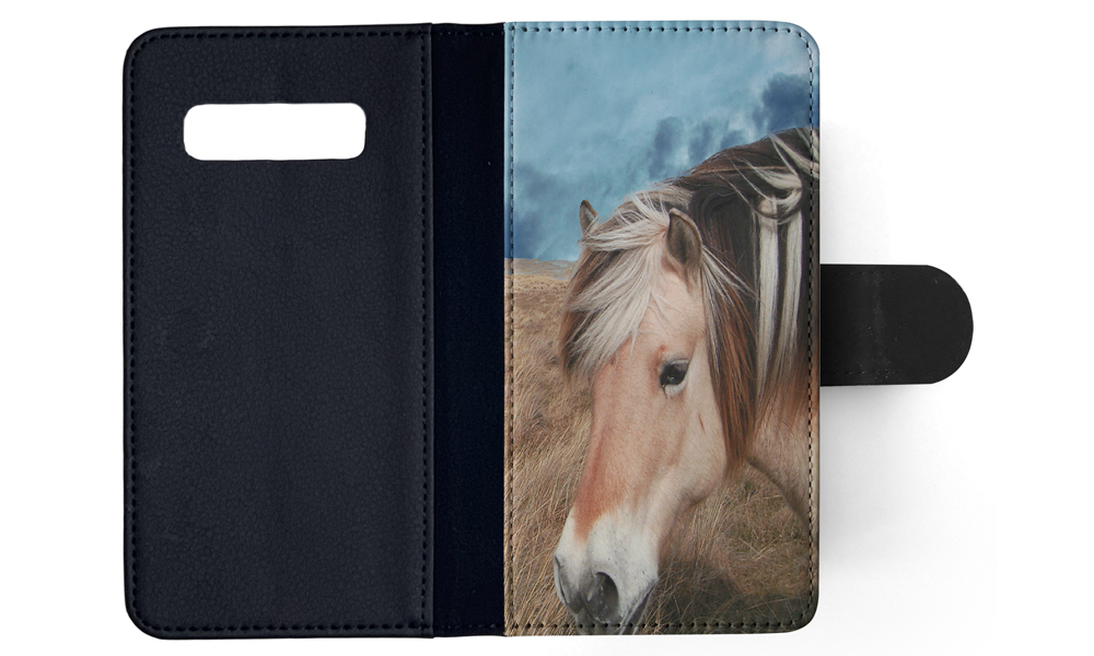 FLIP CASE FOR SAMSUNG GALAXY|HORSE ON FIELDS CLOUDY DAY - Picture 84 of 120