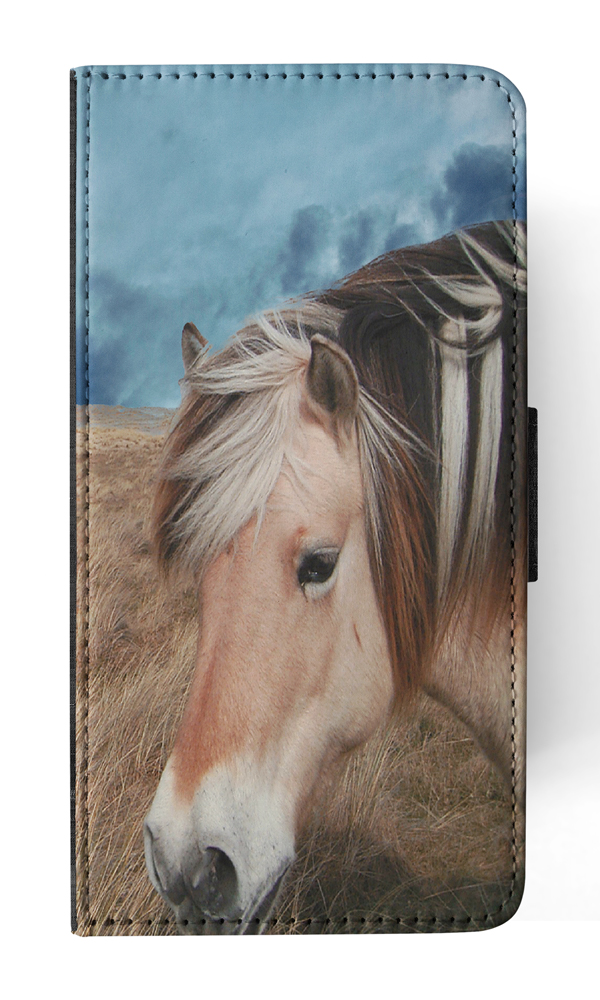 FLIP CASE FOR SAMSUNG GALAXY|HORSE ON FIELDS CLOUDY DAY - Picture 87 of 120