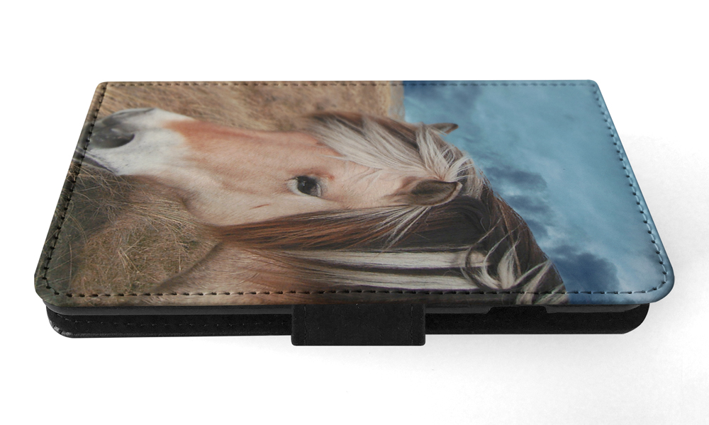 FLIP CASE FOR SAMSUNG GALAXY|HORSE ON FIELDS CLOUDY DAY - Picture 88 of 120