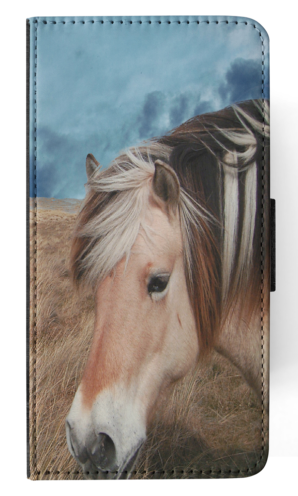 FLIP CASE FOR SAMSUNG GALAXY|HORSE ON FIELDS CLOUDY DAY - Picture 92 of 120