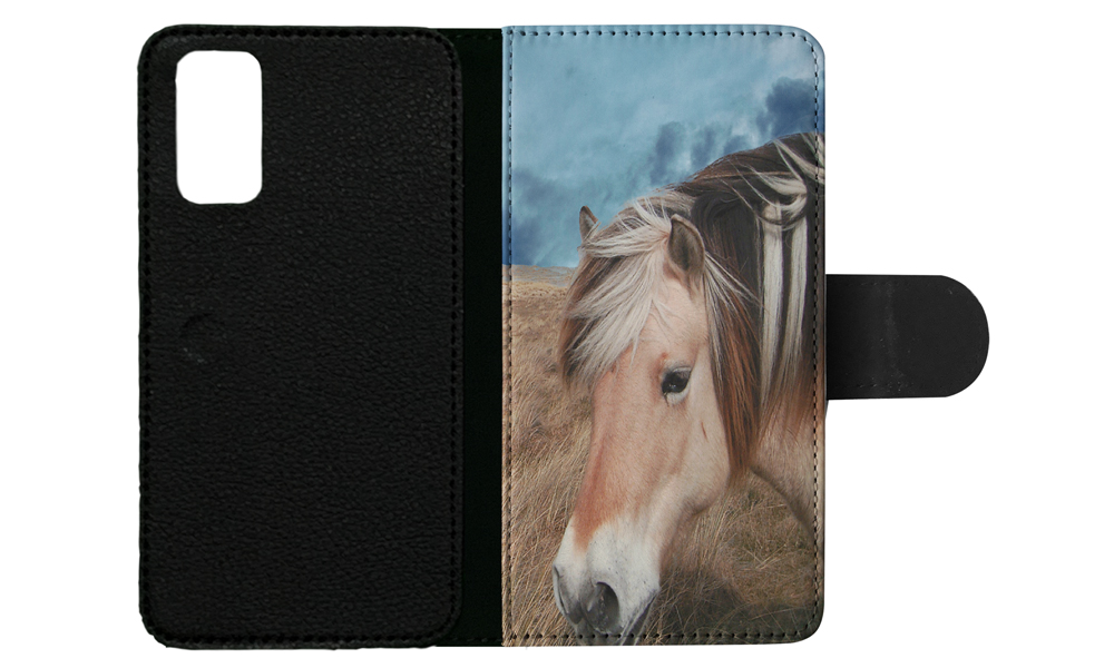 FLIP CASE FOR SAMSUNG GALAXY|HORSE ON FIELDS CLOUDY DAY - Picture 79 of 120