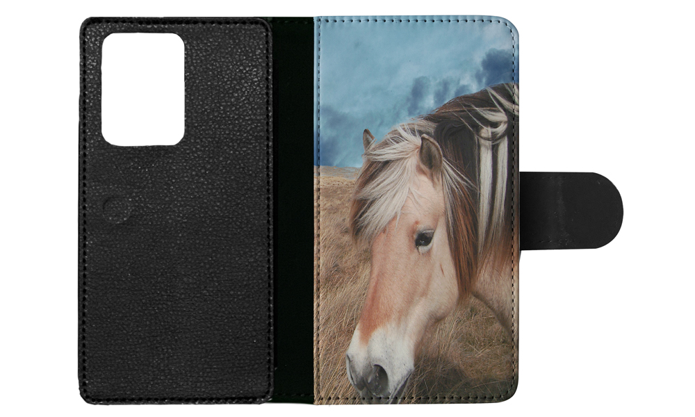 FLIP CASE FOR SAMSUNG GALAXY|HORSE ON FIELDS CLOUDY DAY - Picture 69 of 120