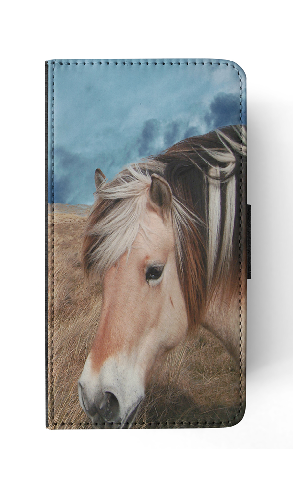 FLIP CASE FOR SAMSUNG GALAXY|HORSE ON FIELDS CLOUDY DAY - Picture 117 of 120
