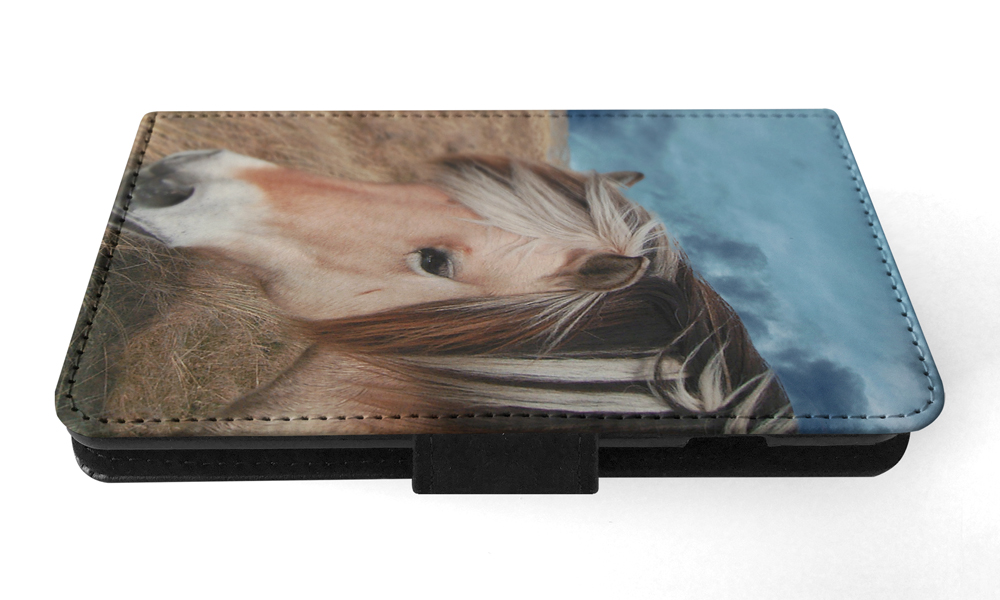 FLIP CASE FOR SAMSUNG GALAXY|HORSE ON FIELDS CLOUDY DAY - Picture 118 of 120