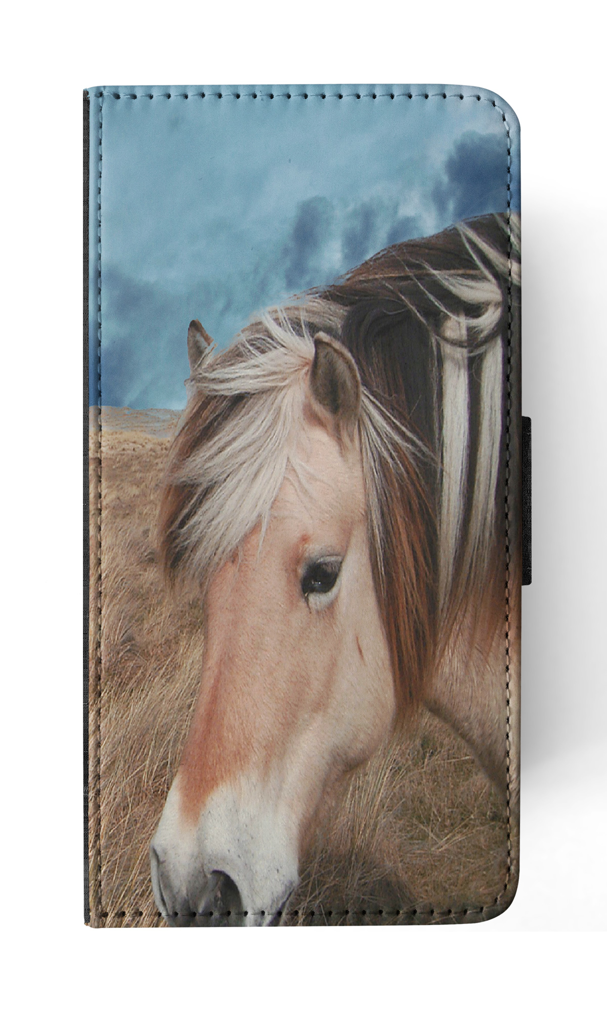 FLIP CASE FOR SAMSUNG GALAXY|HORSE ON FIELDS CLOUDY DAY - Picture 17 of 120