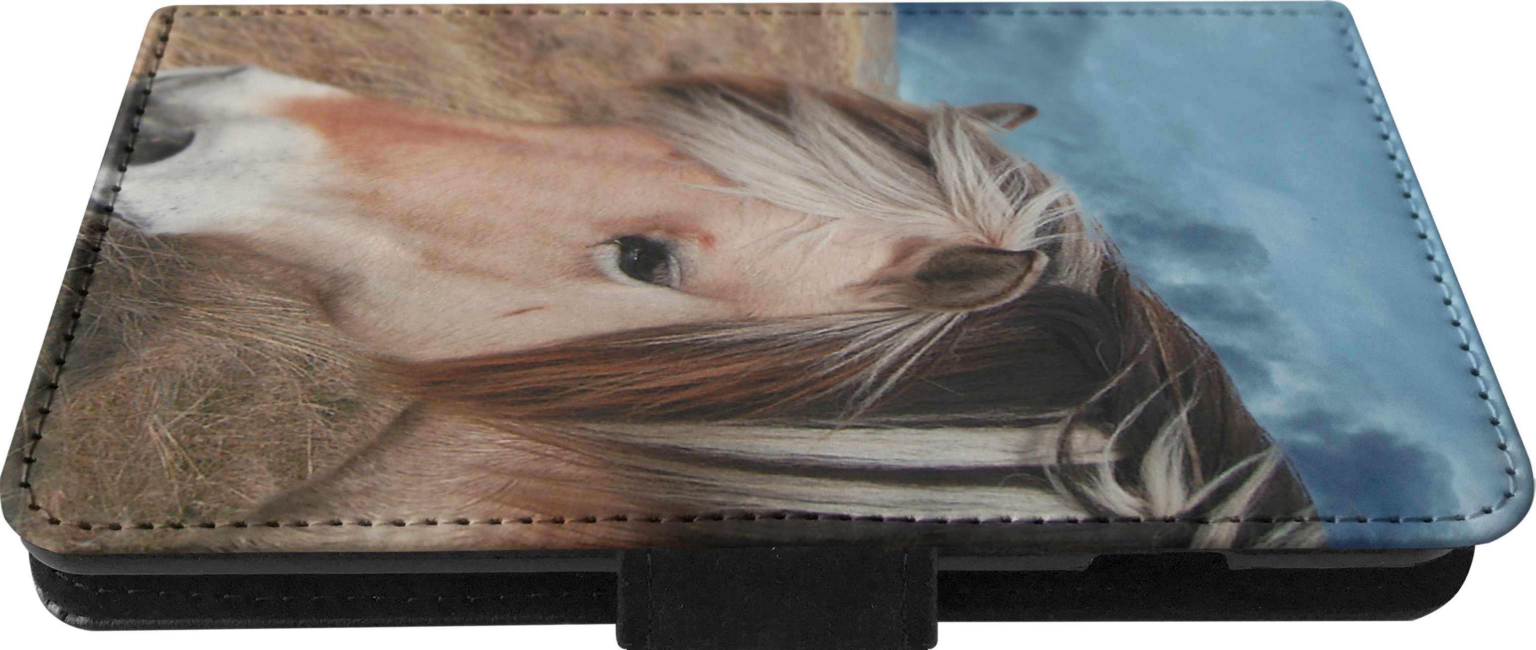 FLIP CASE FOR SAMSUNG GALAXY|HORSE ON FIELDS CLOUDY DAY - Picture 13 of 120